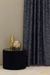 (2 szín) Arezzo nyomott dim out függöny antracit-ezüst. 280 cm