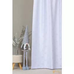 Estrella -Ezüst csillag mintás karácsonyi dekor 185 cm