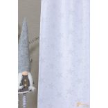 Estrella -Ezüst csillag mintás karácsonyi dekor 185 cm