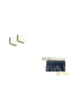 (2 szín) Elegante vegzáró Rectangulo (2db) - Alu szatén