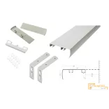 DecoLino Standard profil 02 alu szatén - Design karnis