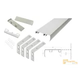 DecoLino Standard profil 02 alu szatén - Design karnis