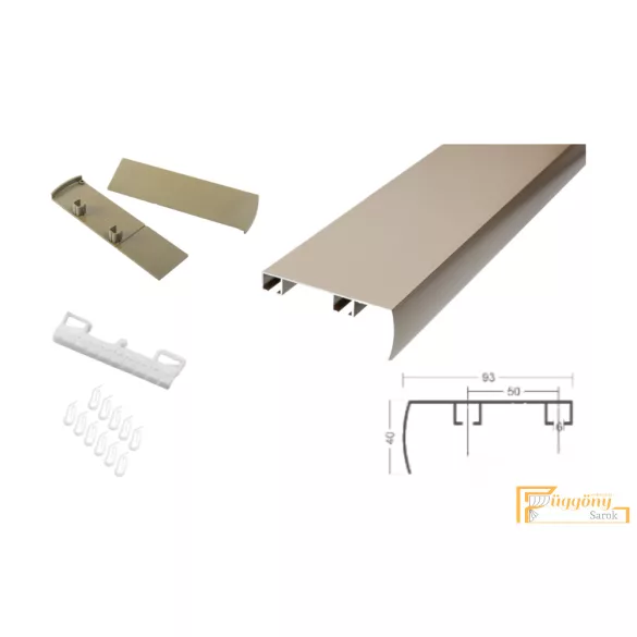 DecoLino Standard profil 03 matt bronz - Design karnis