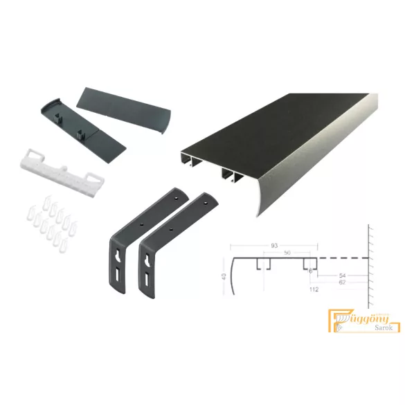 DecoLino Premium profil 07 antracit - Design karnis