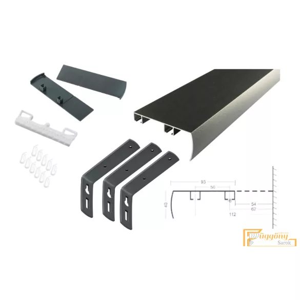 DecoLino Premium profil 07 antracit - Design karnis