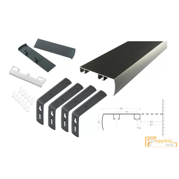 DecoLino Premium profil 07 antracit - Design karnis