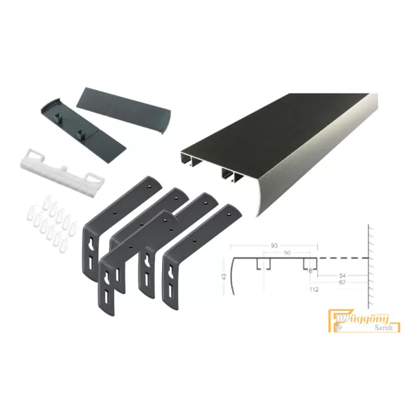 DecoLino Premium profil 07 antracit - Design karnis