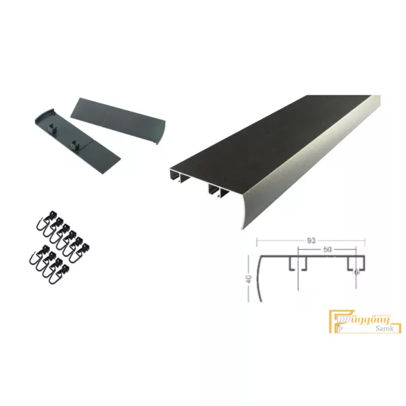 DecoLino Premium profil 07 antracit - Design karnis