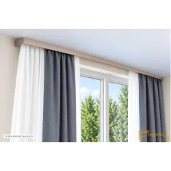   (9 szín 16 méret) DecoLino Design mennyezeti karnis szett (1méter) - Homok