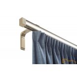 (4 szín 16 méret) Motivo egysoros függöny karnis szett(1méter). Függönytartó karnis, rövid oldalfali szereléssel -  03 Matt bronz