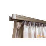(4 szín 16 méret) Motivo kétsoros függöny karnis szett(3.méter). Függönytartó karnis, rövid oldalfali szereléssel -  03 Matt bronz