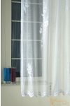 (2 méret) Ella Jacquard függöny fehér 1299/180cm 