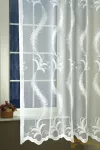 (2 méret) Ella Jacquard függöny fehér 39003/180cm 