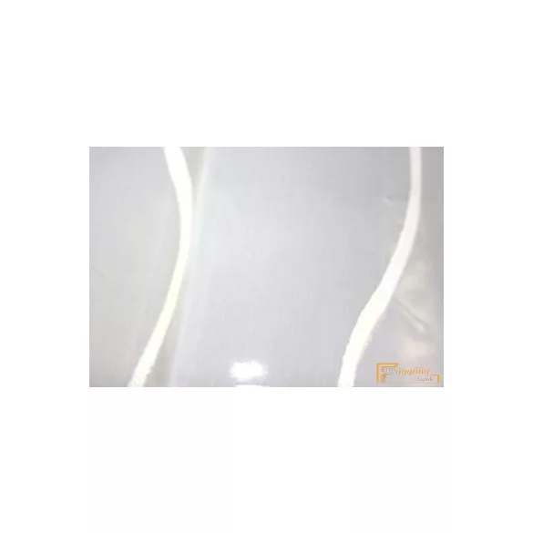 (2 méret 3 szín) R-6467 hullám mintás voile függöny 300cm -103 Ecru