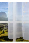 (2 szín 2 méret) 51120 Levél mintás nyírt voile R-300 cm (210)