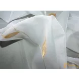 (2 szín 2 méret) 51120 Levél mintás nyírt voile R-300 cm (210)