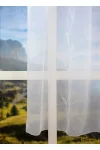 (2 szín 2 méret) 51120 Levél mintás nyírt voile R-300 cm (101)