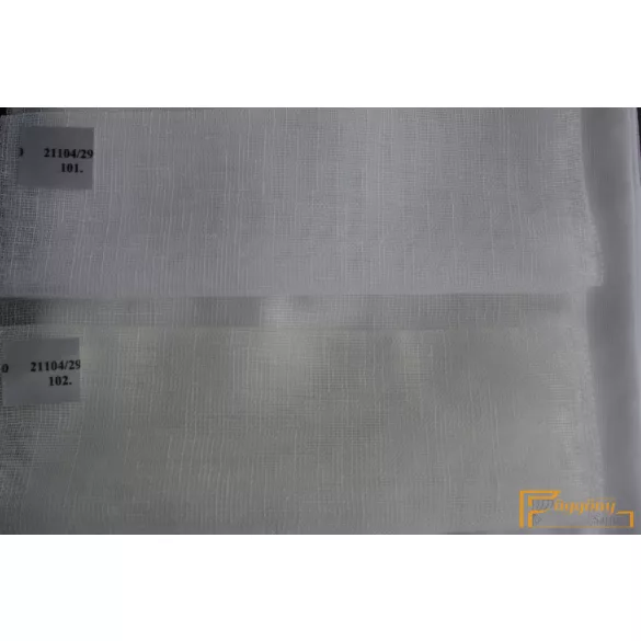 (2 szín) 21104 fényáteresztő függöny R-290 cm(102)-Ecru