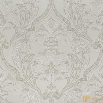  (3 szín) G21501 hímzett barokk mintás Prémium dekor függöny R-300 cm(105)-Ecrü