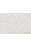(2 szín) Rosaretto kacskaringó mintás dekor függöny R-150 cm(102)-Fehér