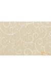(2 szín) Rosaretto kacskaringó mintás dekor függöny R-150 cm(105)-Ecrü