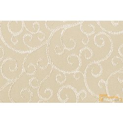   (2 szín) Rosaretto kacskaringó mintás dekor függöny R-150 cm(105)-Ecrü