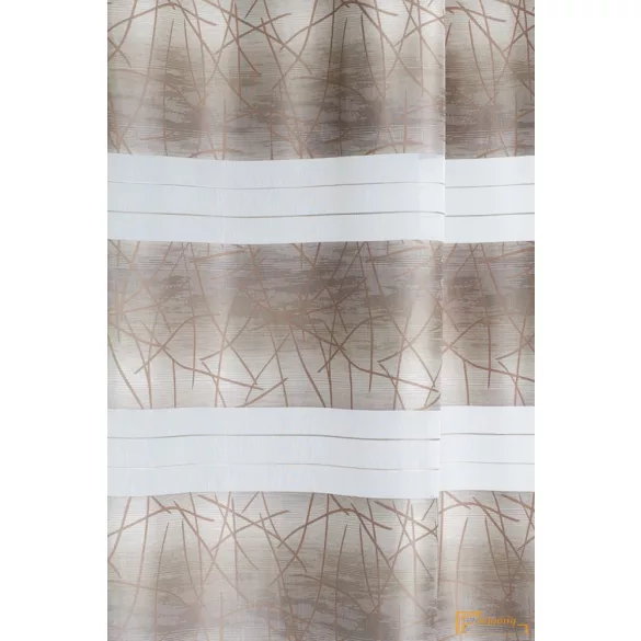 (3 szín) Aruba horizontális csíkos modern mintás dekor R-145 cm (304)-Barna