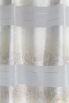 (3 szín) Aruba horizontális csíkos modern mintás dekor R-145 cm (107)-Krém