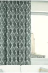 (5 szín) Cairo finom csillogású dekor függöny R-300 cm(908)-Sötét szürke