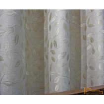 (2 szín) Savona dekor függöny R-136 cm(103)-Fehér-arany