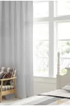 (9 szín) 91167 natúr hatású fényáteresztő függöny R-300 cm(101)