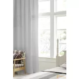 (9 szín) 91167 natúr hatású fényáteresztő függöny R-300 cm(101)
