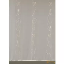   (2 méret 3 szín) Fényáteresztő függöny Marsala 12 Fehér Ekrü 175 cm+ózs