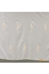 (2 méret 2 szín) Hímzett voila függöny Monza 14 Fehér Narancs 210 cm+ózs