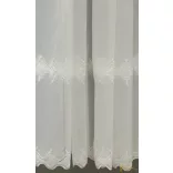 (2 méret 2 szín) Klasszikus hímzett minta Palermo 10 Fehér 290 cm+ózs