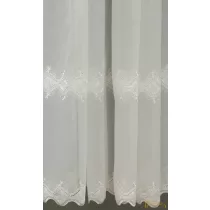   (2 méret 2 szín) Klasszikus hímzett minta Palermo 10 Fehér 210 cm+ózs