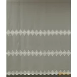 (2 méret 2 szín) Klasszikus hímzett minta Palermo 12 Ecru 210 cm+ózs