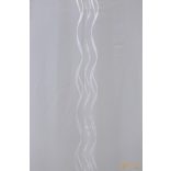 (3 szín) Hullám mintás függöny Preston 10 Fehér 290 cm+ózs