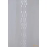 (3 szín) Hullám mintás függöny Preston 10 Fehér 290 cm+ózs