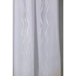 (3 szín) Hullám mintás függöny Preston 10 Fehér 290 cm+ózs