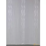 (3 szín) Hullám mintás függöny Preston 10 Fehér 290 cm+ózs