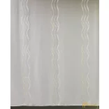 (3 szín) Hullám mintás függöny Preston 11 Fehér Ecru 290 cm+ózs