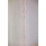 (3 szín) Hullám mintás függöny Preston 11 Fehér Ecru 290 cm+ózs