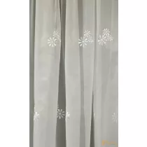   (2 méret 4 szín) Virág mintás hímzett függöny Torino10 210 cm