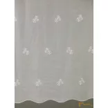 (2 méret 4 szín) Virág mintás hímzett függöny Torino10 210 cm
