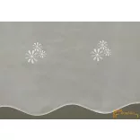 (2 méret 4 szín) Virág mintás hímzett függöny Torino10 210 cm
