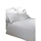 Szállodai prémium 3 részes damaszt csíkos (1cm) ágynemű szett