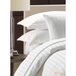   Szállodai prémium 3 részes damaszt csíkos (2cm) ágynemű szett