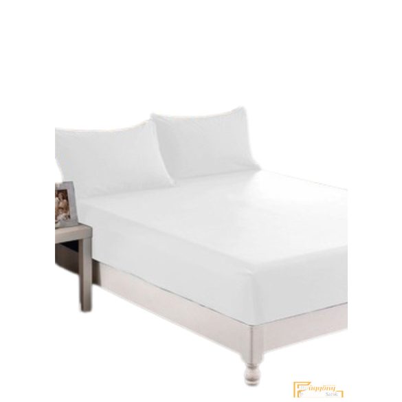 Hotel minőségű pamut yerses gumis lepedő 200x200 cm