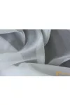 (2 szín 2 méret) Natúr hatású sable függöny L2758 180cm fehér